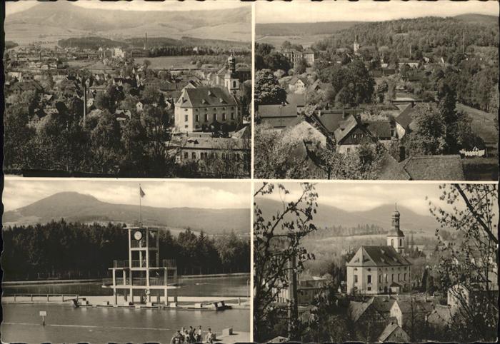Grossschoenau Sachsen Waldstrandbad Hutberg Kirche