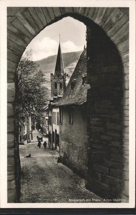 Bacharach Rhein Altes Stadttor