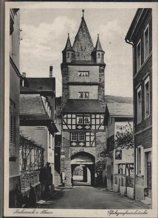 Bacharach Rhein Pfalzgrafenschänke