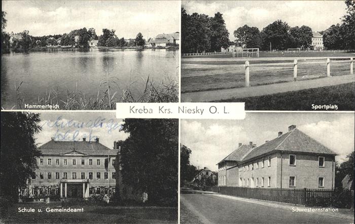 Kreba-Neudorf Hammerteich Sportplatz Schwesternstatio