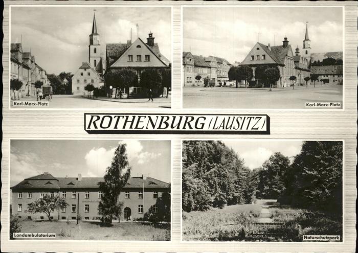 Rothenburg Oberlausitz Karl-Marx-Platz Naturschutzpark Landesa