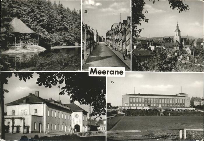 Meerane Stadtpark Moeschlerweg Bahnhof Karl Lie