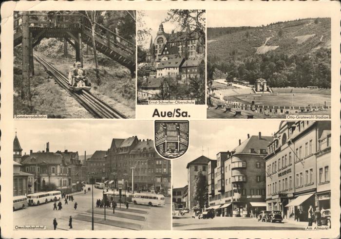 Aue Erzgebirge Wappen Ernst Schneller Oberschule Ommni