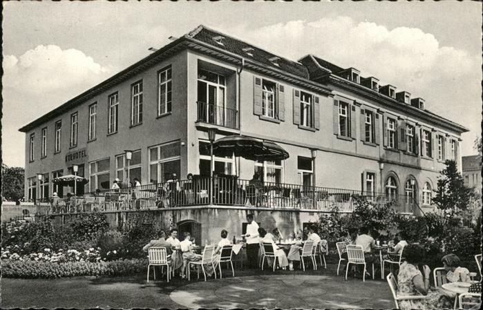 Bad Rappenau Kurhotel Terrasse