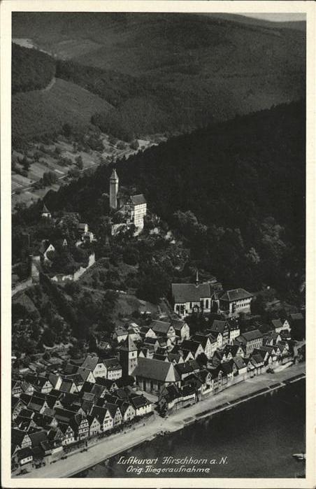 Hirschhorn Neckar Fliegeraufnahme