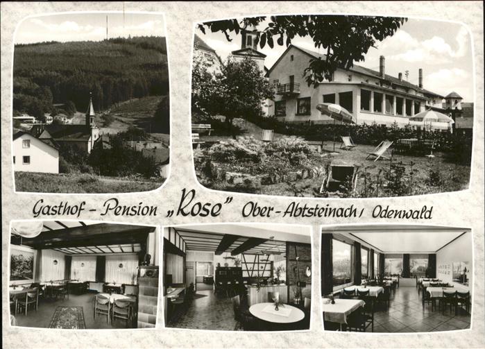 Abtsteinach Gasthof Pension Rose Leonhard Hintenlan