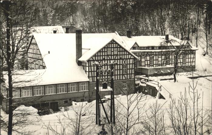 Stadtroda Erholungsheim Neumühle Winter
