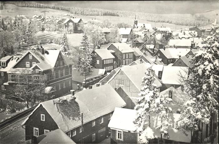 Schmiedefeld Rennsteig Winter