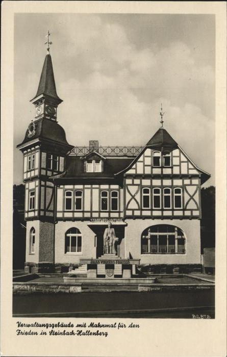 Steinbach-Hallenberg Verwaltungsgebäude Mahnmal