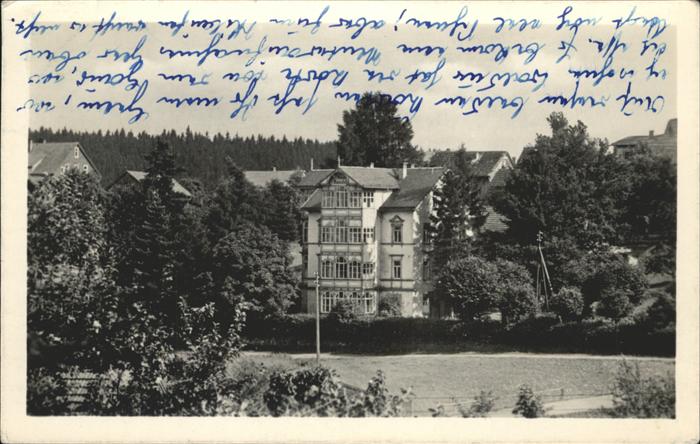 Finsterbergen Erholungsheim Haus Hainfels