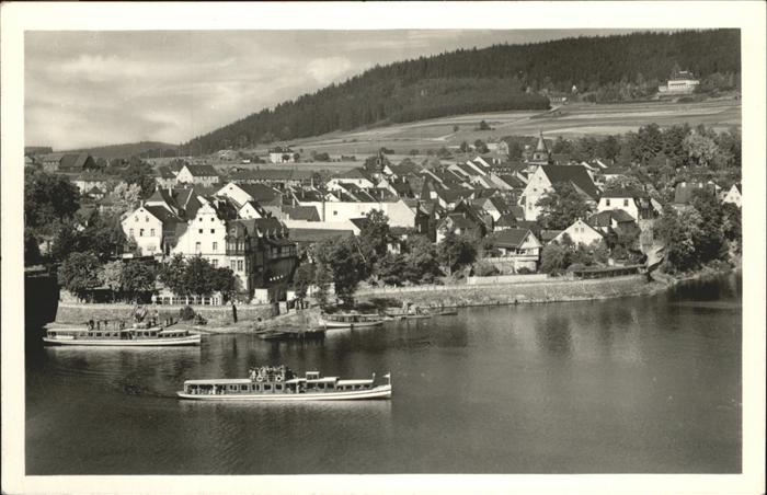 Saalburg Saale Stausee Bleiloch-Saaletalsperre