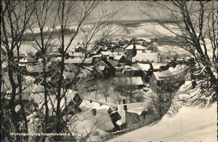 Schmiedefeld Rennsteig Winterlandschaft