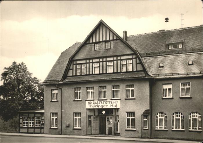 Weissenborn Hermsdorf Gaststätte Thüringer Hof