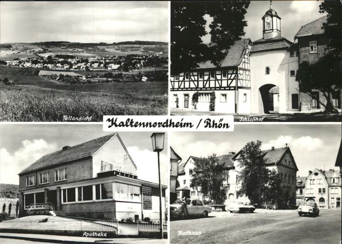 Kaltennordheim Schlosshof Apotheke Rathaus