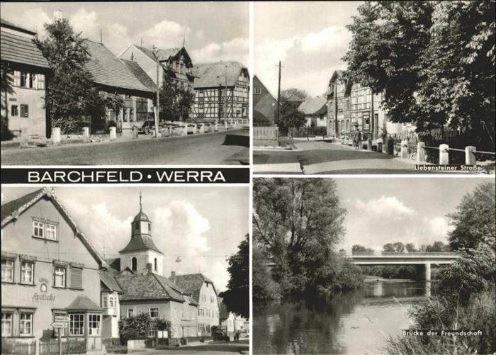 Barchfeld Werra Brücke der Freundschaft Liebensteiner S