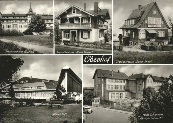 Oberhof Thueringen Jugendherberge Albert Kayser Jugendherb