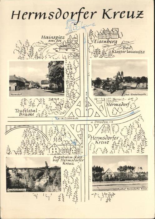 Hermsdorf Thueringen Hermsdorfer Kreuz