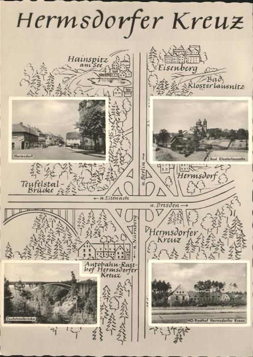 Hermsdorf Thueringen Hermsdorfer Kreuz