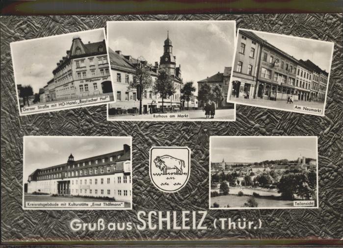 Schleiz Rathaus Hotel Bayerischer Hof