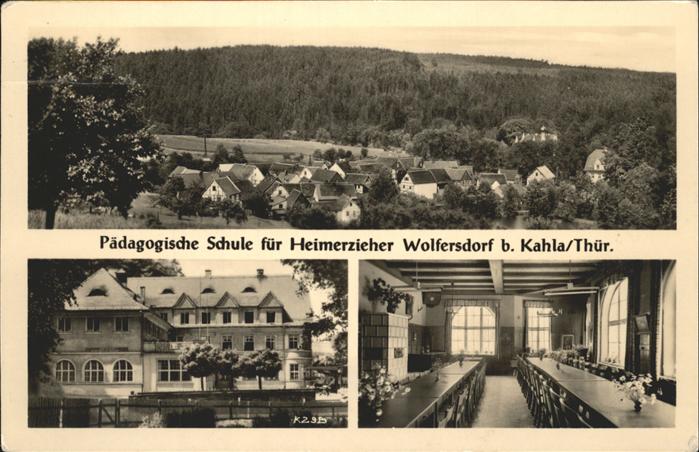 Wolfersdorf Berga Pädagogische Schule für Heimerzieher