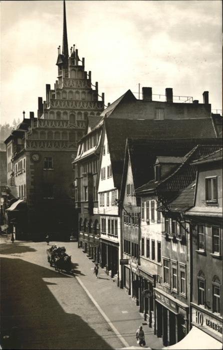 Poessneck Krautgasse Rathaus