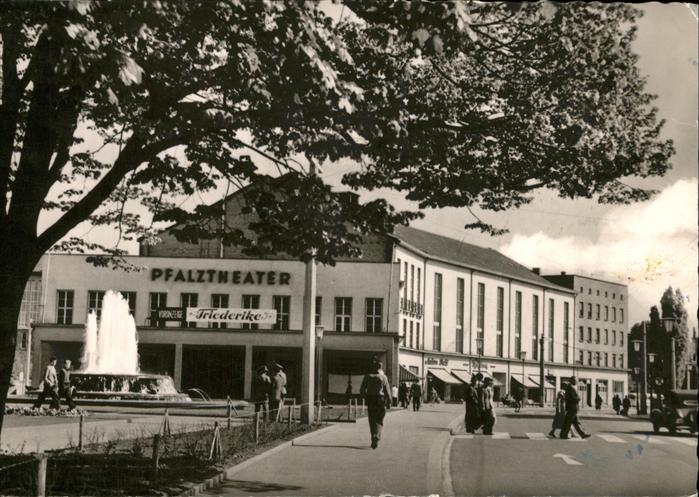KAISERSLAUTERN CITY Pfalztheater Fackelbrunnen