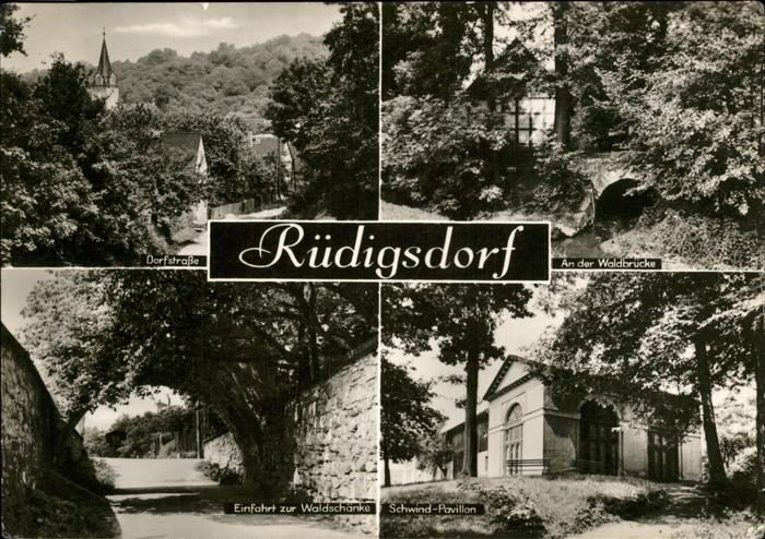 Ruedigsdorf Dorfstraße Waldschänke Waldbrücke Schwi