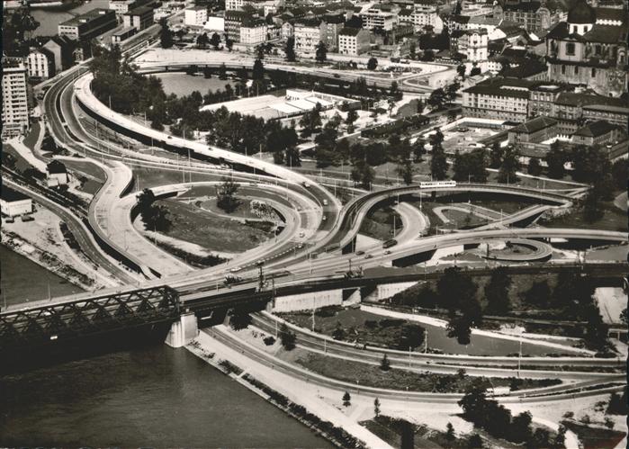 MANNHEIM BW Fliegeraufnahme Rheinbruecke