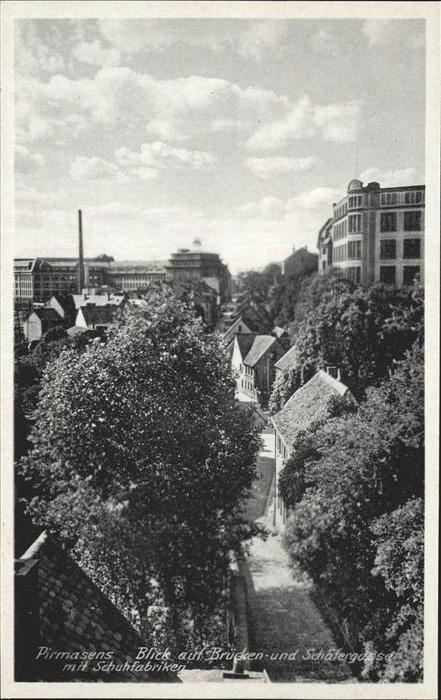 Pirmasens Brückengasse Schäfergasse Schuhfabrik