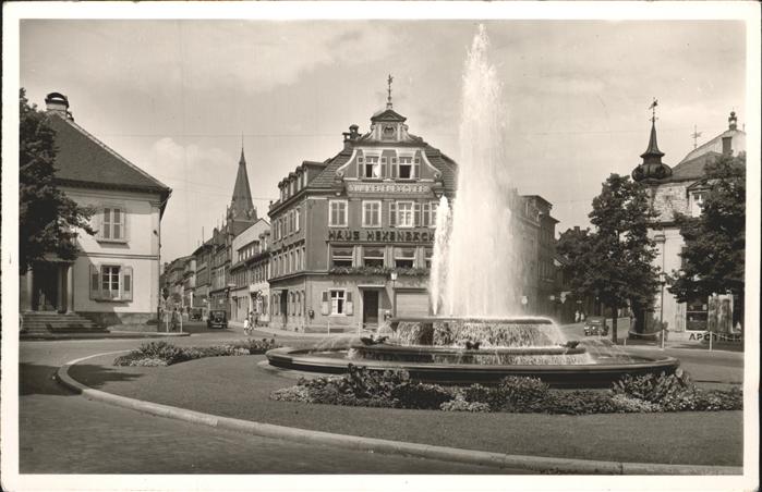 KAISERSLAUTERN CITY Fackelwoogbrunnen Haus Hexenbaecker