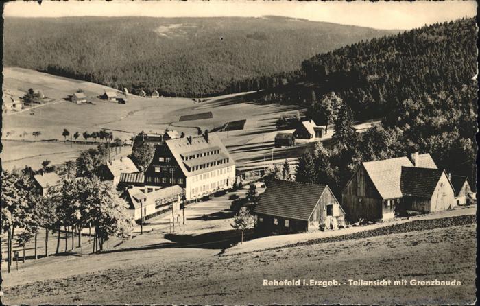 Rehefeld-Zaunhaus mit Grenzbaude