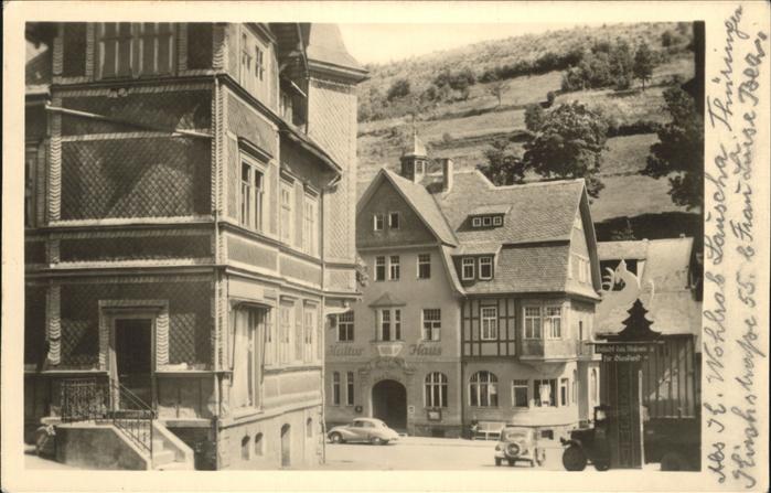 Lauscha Kulturhaus Autos