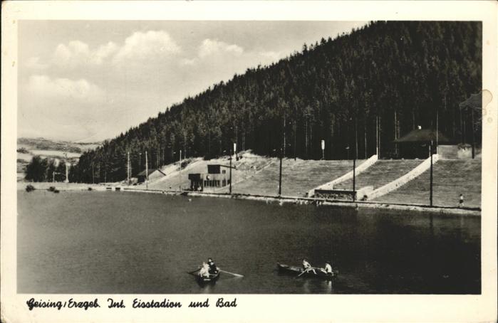 Geising Erzgebirge Eisstadion Bad Boote Rudern