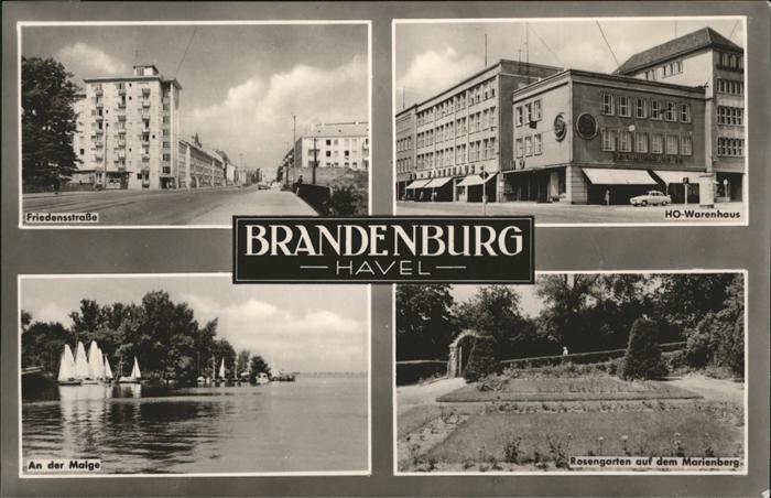 Brandenburg Havel Friedensstraße HO-Warenhaus An der Malg