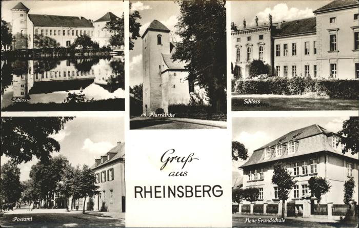 Rheinsberg Schloss ev. Pfarrkirche Postamt