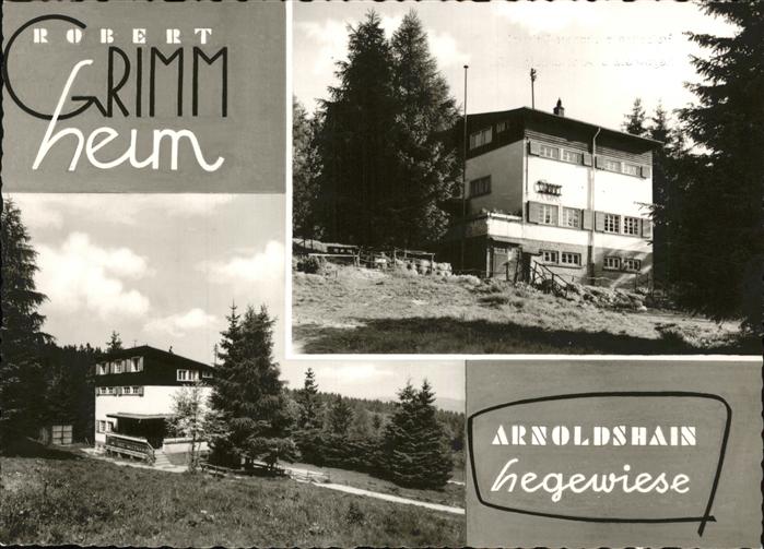 Arnoldshain Hegewiese Robert Grimm Heim