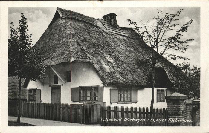 Dierhagen Ostseebad Altes Fischerhaus