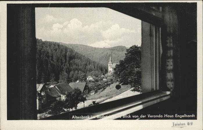 Altenbrak Harz Veranda Haus Engelhardt