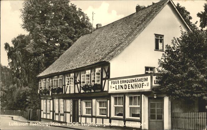 Ilsenburg Harz FDGB Verpflegungsstätte Linderhof