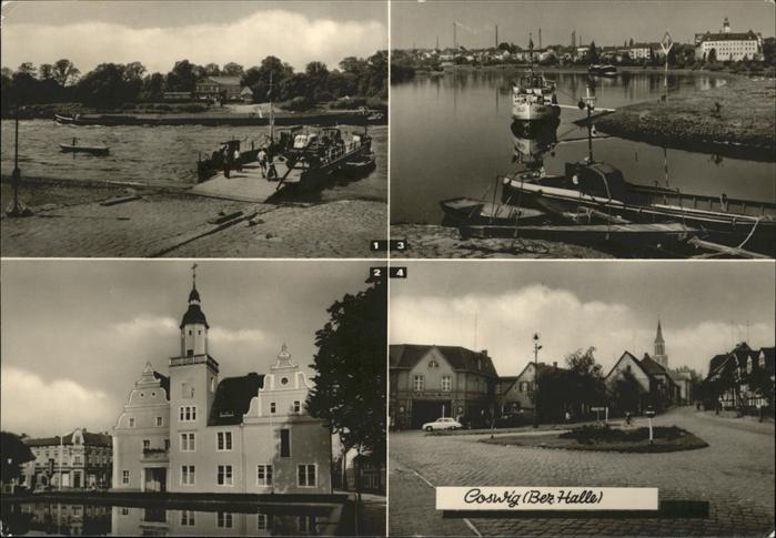 Coswig Anhalt Elbfähre Rathaus Flieth