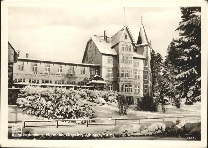 Schierke Harz FDGB Ferienheim Hermann Gieseler