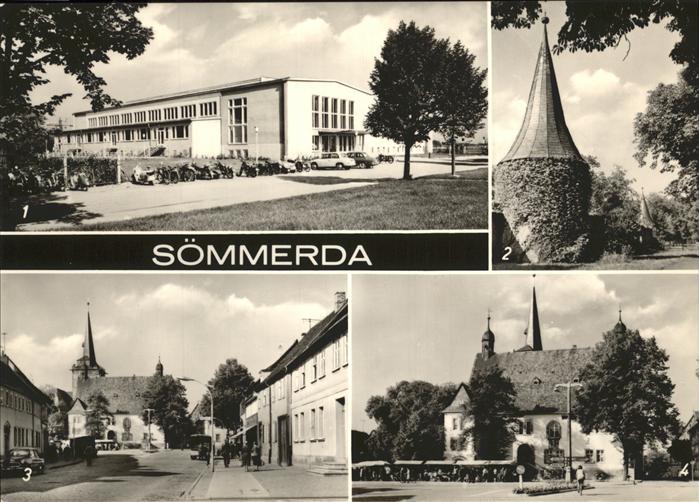 Soemmerda VEB Büromaschinenwerk Stadtmauer Rathau