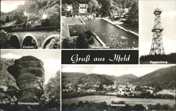 Ilfeld Ilfeld Suedharz Schwimmbad Poppenberg Gänseschnabel