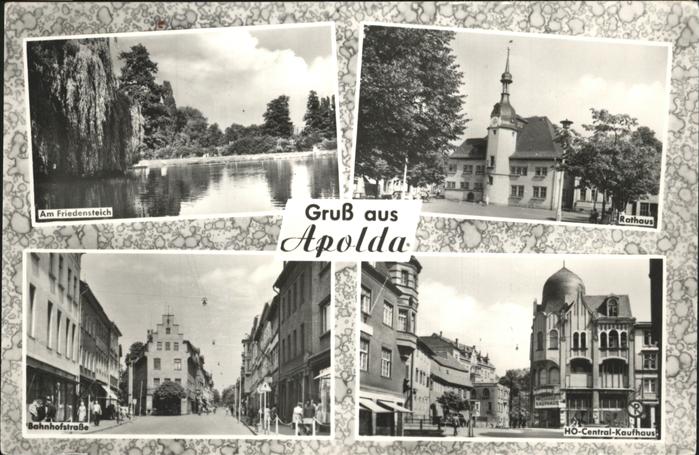 Apolda HO Central Kaufhaus Rathaus Bahnhofstra