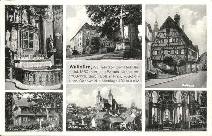 Wallduern Rathaus Jugendheim Gnadenaltar