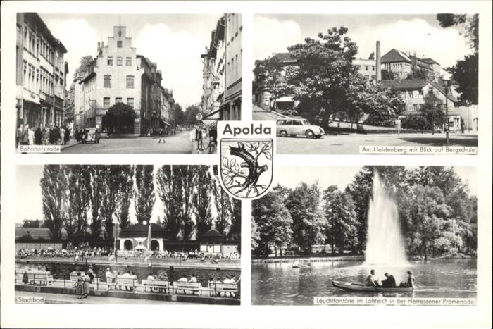 Apolda Leuchtfontäne Lohteich Stadtbad