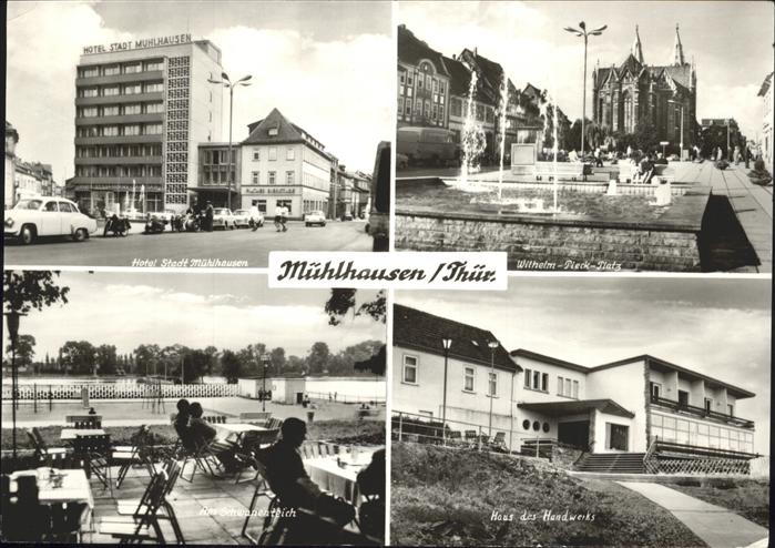 Muehlhausen Thueringen Haus des Handwerks Wilhelm Pieck Platz