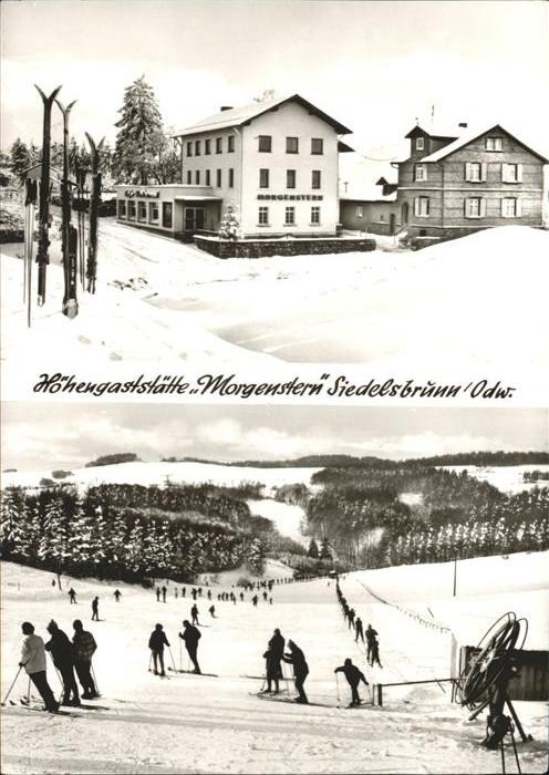 Siedelsbrunn Höhengaststätte Morgenstern Winter