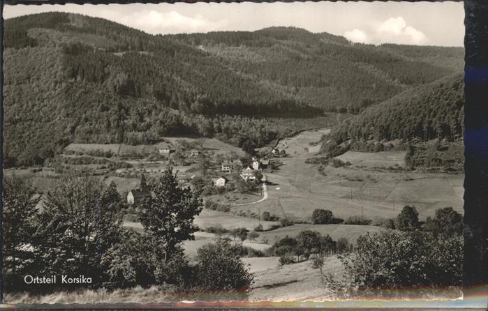 Unterschoenmattenwag Ortsteil Korsika