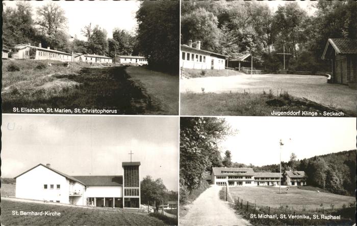 Seckach Jugenddorf Klinge St.Bernhard Kirche